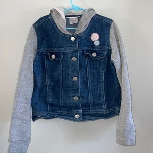 American Girl Hooded Jacket Denim/Jean Size 10/12